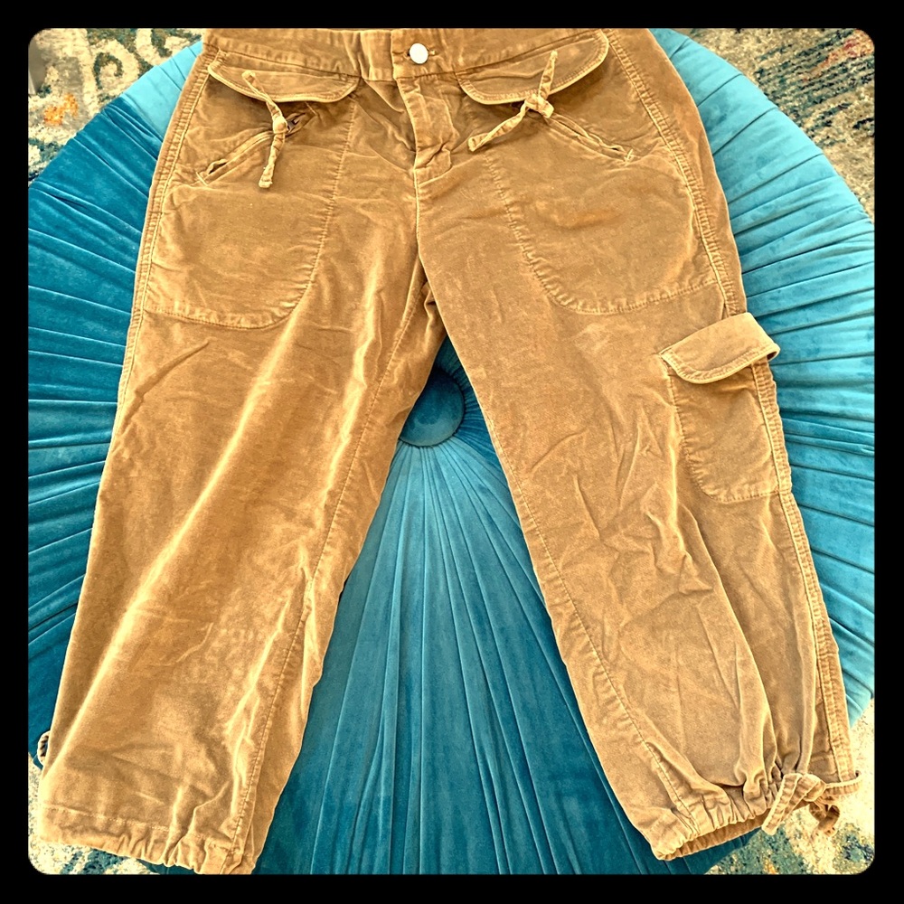 7 for all Mankind crop velvet pants